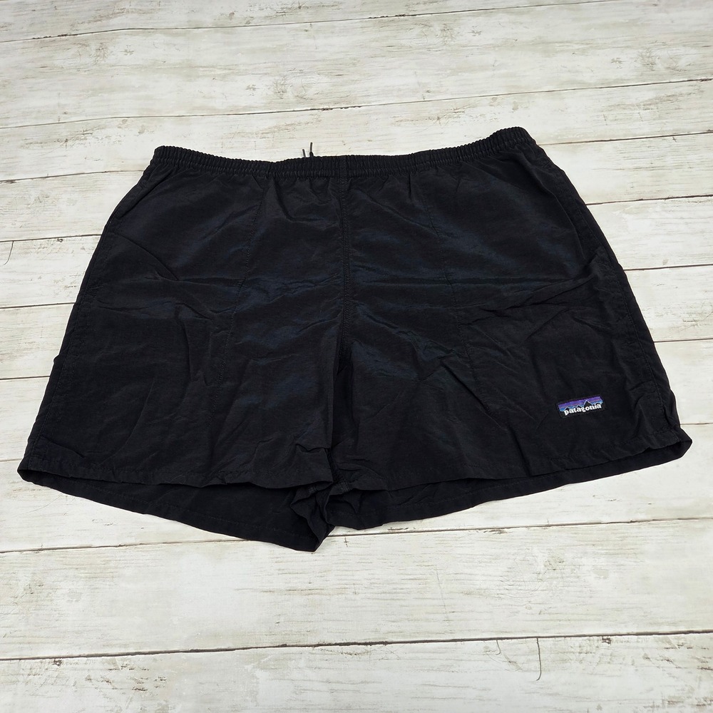 Patagonia Baggies Shorts Athletic Outdoor Men L Black Mesh Lined
